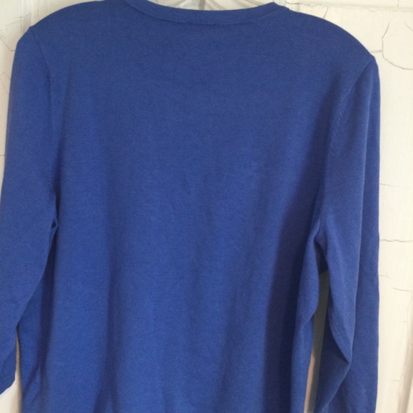 Talbots Cotton Cárdigan Sweater - Picture 3 of 4